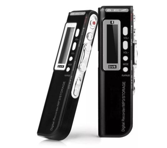 Gravador De Voz Digital Usb 8gb Espião Visor Lcd - 576 Horas