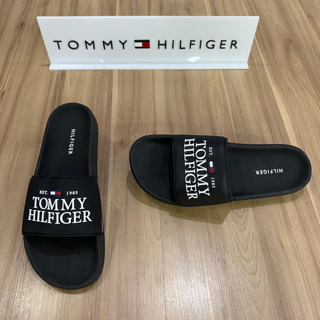 chinelo slide tommy hilfiger