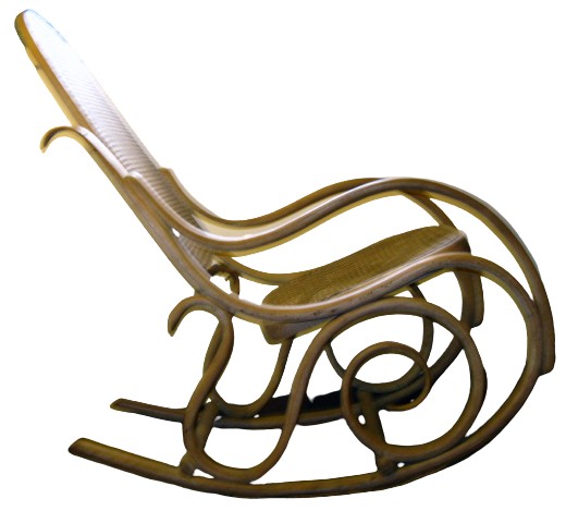 Antiga Cadeira de Balanço (Usada) - Foto 2