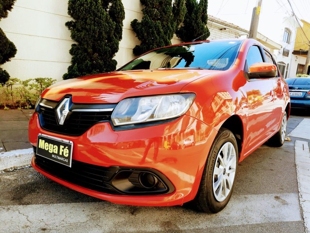 RENAULT LOGAN EXPRESSION 1.6 FLEX VERMELHO COMPLETO 2018