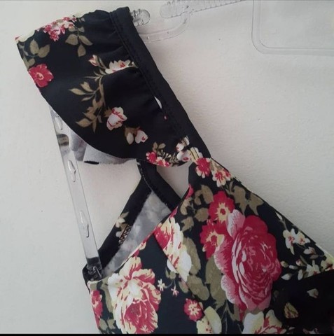 Blusa Crooped Floral - Foto 4