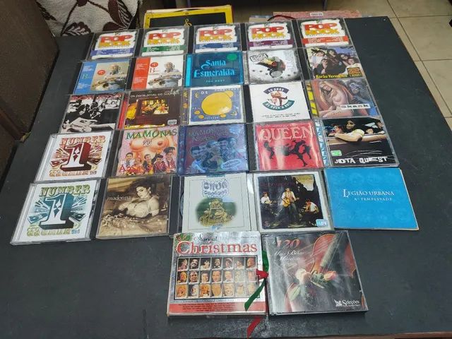 Cd Lote C/52 Eletronico Jovem Pan Novelas Balada Rock Vários