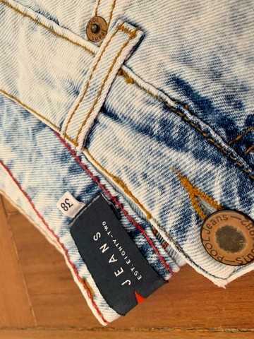 Short jeans azul claro - Foto 3