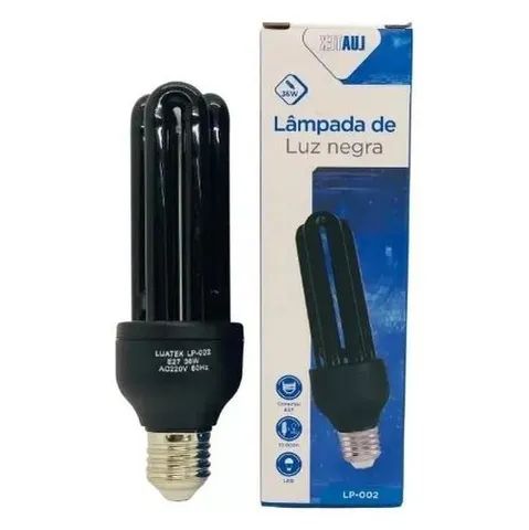 Lâmpada Luz Negra 