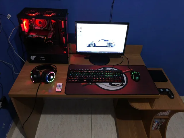 Suporte Monitor Mesa Setup Gamer SetupPro Preto