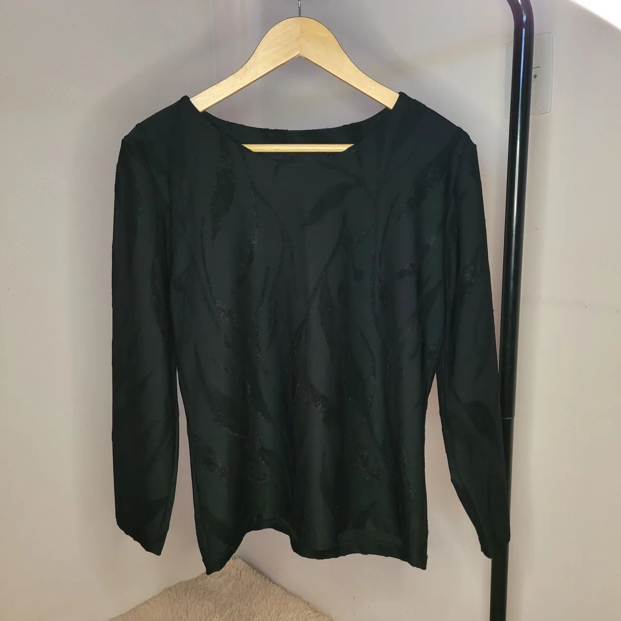 Blusa feminina preta - Tamanho 40/M
