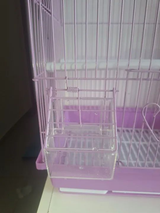 Gaiola para Pássaros Rosa - Foto 4