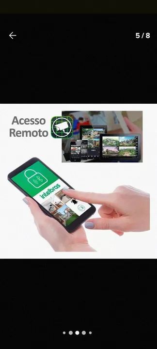 Kit CFTV instalado com garantia de 6 meses. - Foto 5
