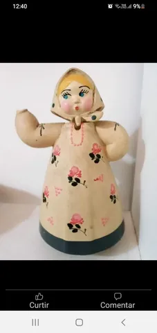 Antiga Bonequinha Russa. Dançante.