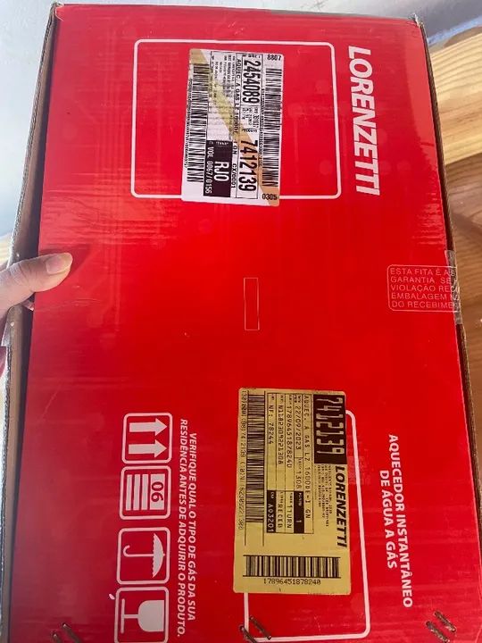 Aquecedor gás e água Lorenzetti (nunca usado) - Foto 2