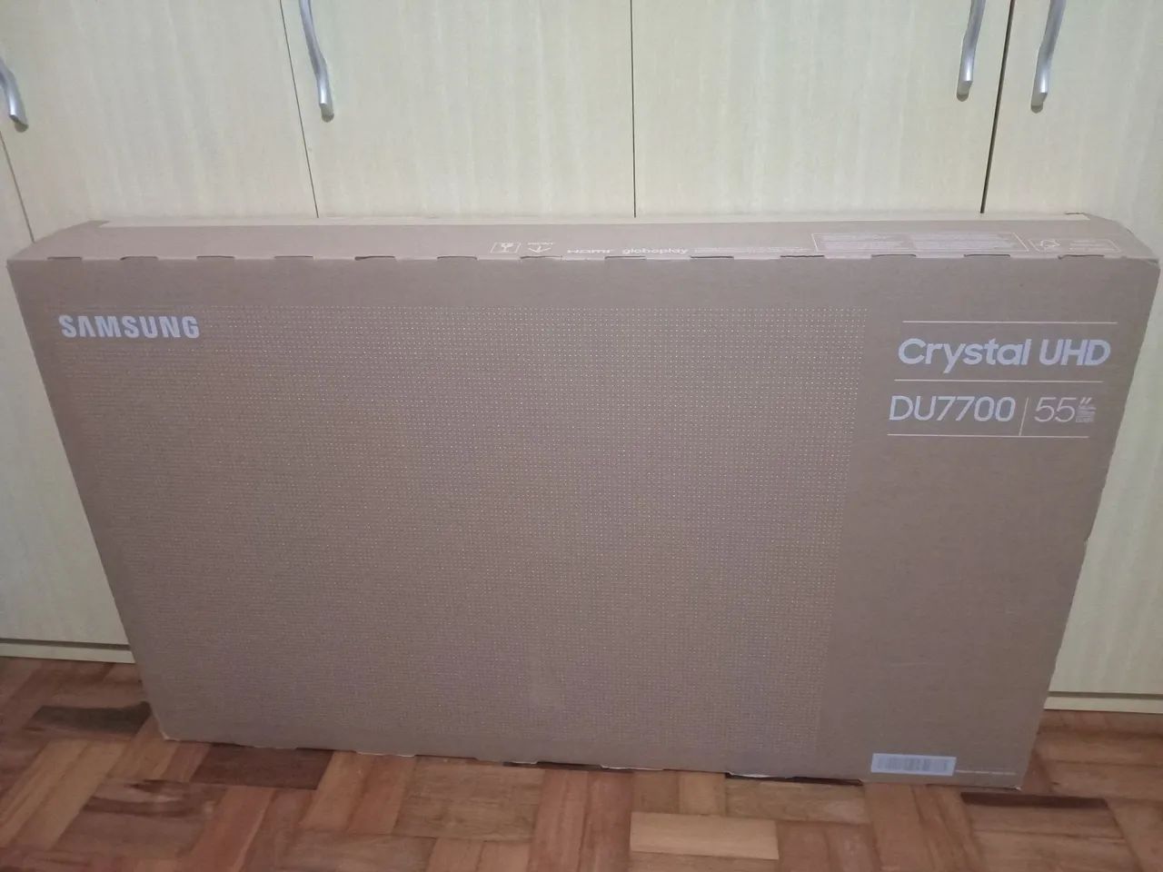 Caixa vazia para Tvs 55 pol transporte com isopores internos