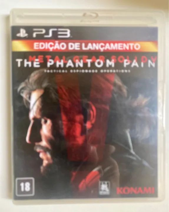 Metal Gear Solid V The Phantom Pain PS3 Jogos de Vídeo Game Lagoinha Eusébio 1364518021