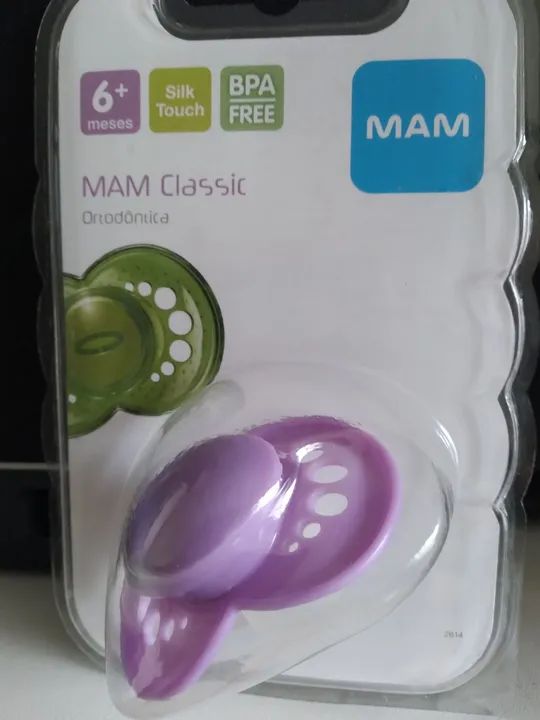 Chupetas MAM Classic Ortodôntica 6+ meses. Rosa