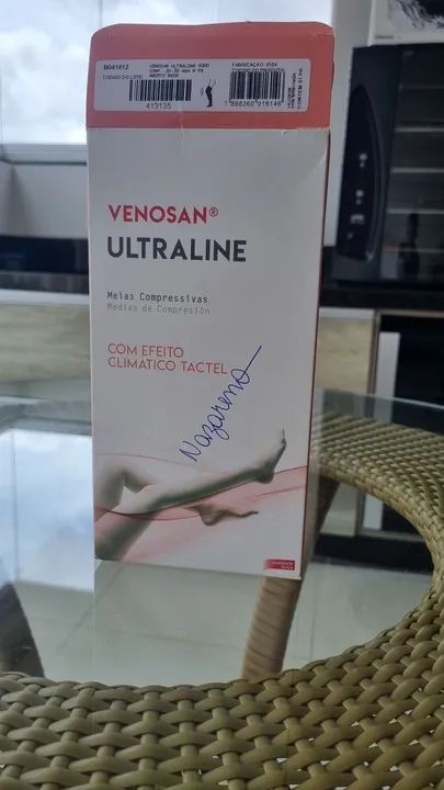 Meias compressivas Venosan Ultraline com efeito climático Tactel