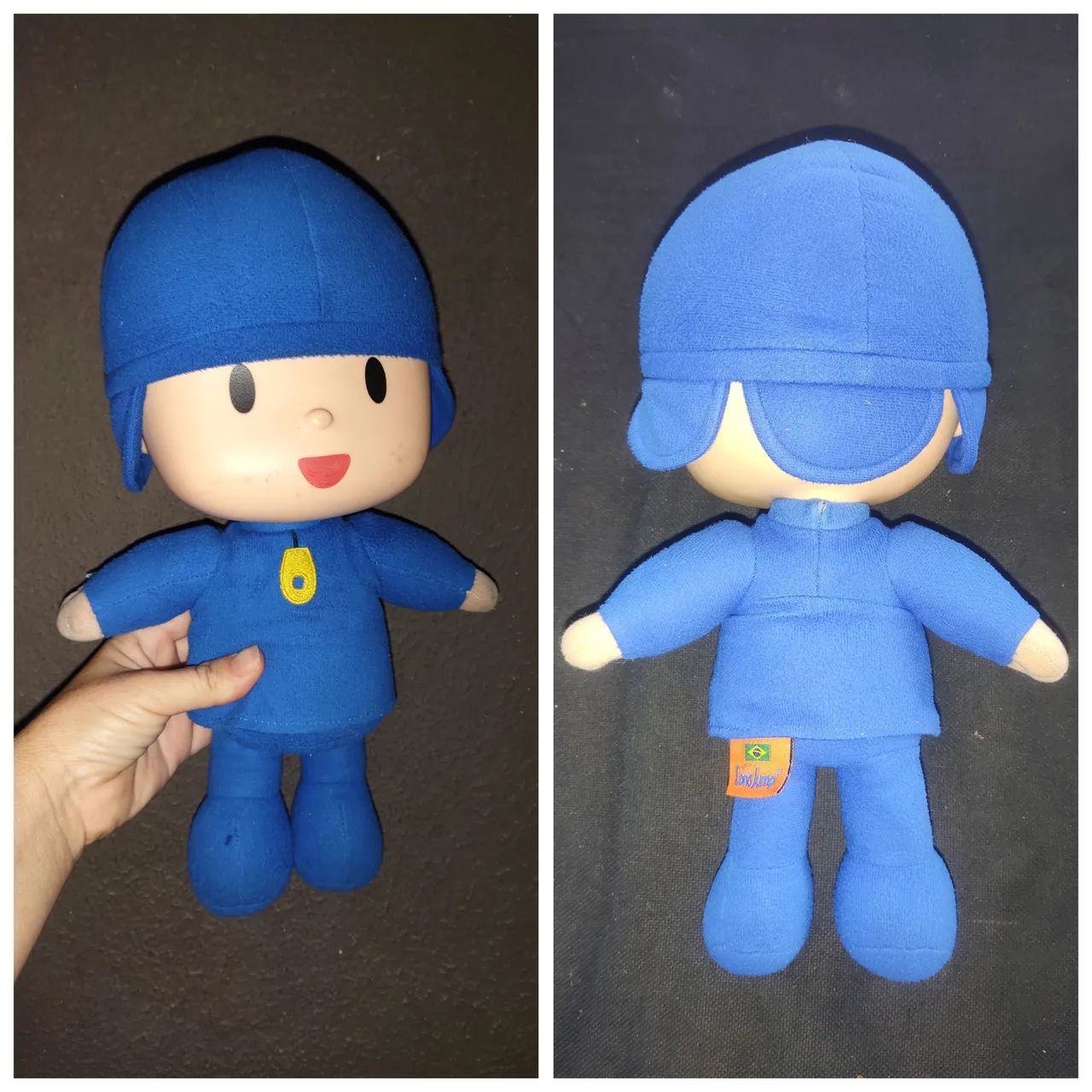 Boneco de Pelúcia Pocoyo Long Jump, com 36cm
