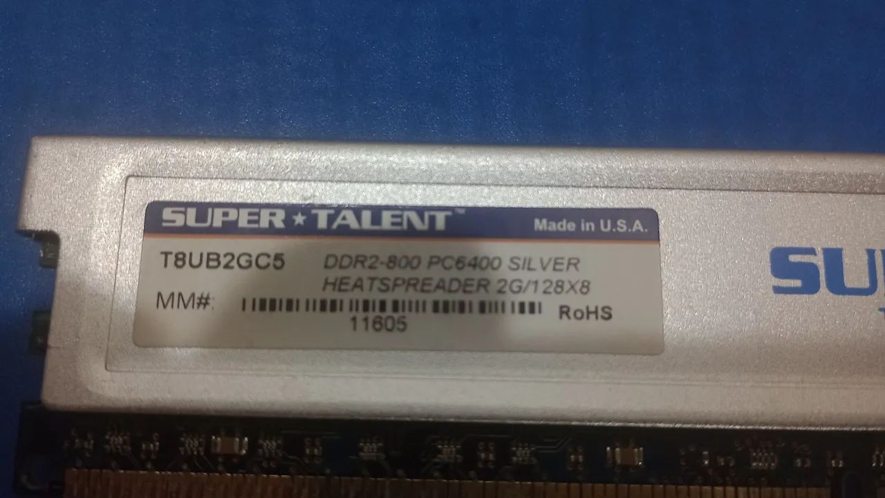 Memória RAM  2GB DDR2-800 - Foto 2