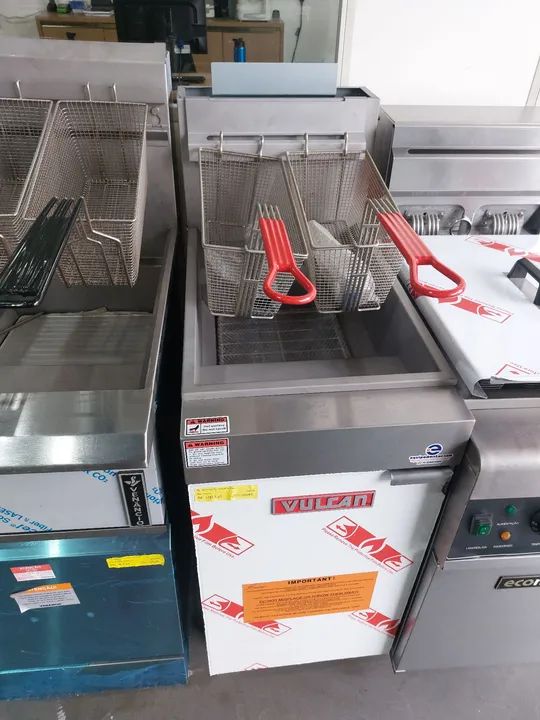 Fritadeira a gás 20 litros Vulcan alta produção 