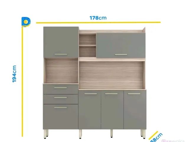 Armario kit cozinha 1.78 grande  - Foto 2