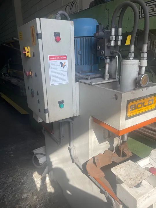 Prensa hidráulica tipo C dupla 07ton excelente - Foto 4