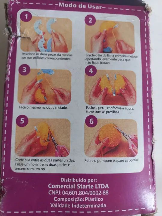 Kit pom pom 8 peças  - Foto 2