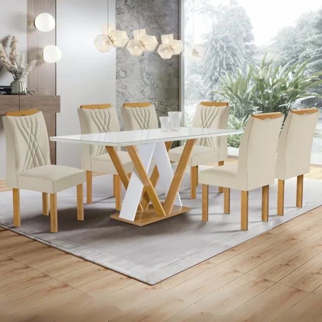 Mesa de Jantar 6 Lugares Ravena tt7