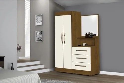 Cômoda roupeiro Onix 3 gv e 2 portas cores  - Foto 4