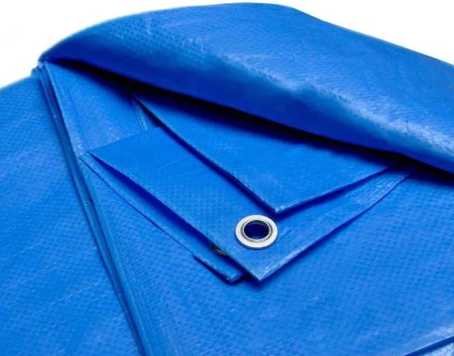 Lona de Polietileno Encerado 2m x 2m Azul 100 Micra - Nove54 - Foto 3