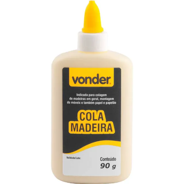 Cola Instantânea Madeira Móveis Papel Papelão 90g - Vonder