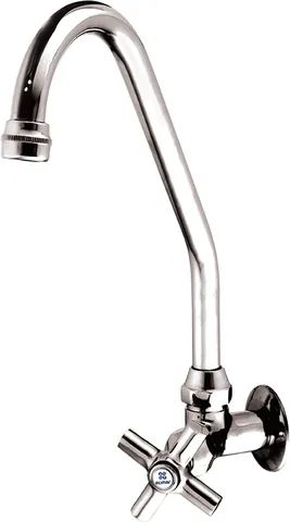 Torneira greta (flex) parede bica movel alta 1/2 c31 5/8 arej 1/4 v.  - Foto 2