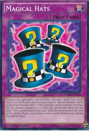 Yugioh!!! Magical Hats Ygld-ptb34 Common - Yugi Legendary De
