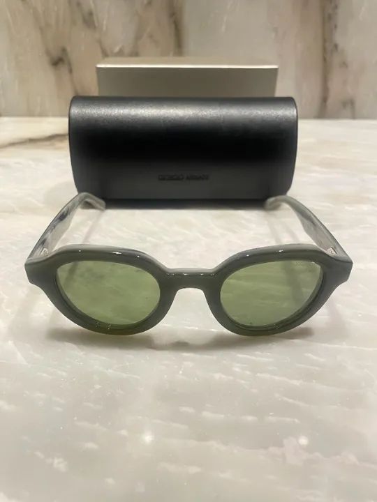 Giorgio Armani - Occhiali da Sole Verde Marmo - Foto 5