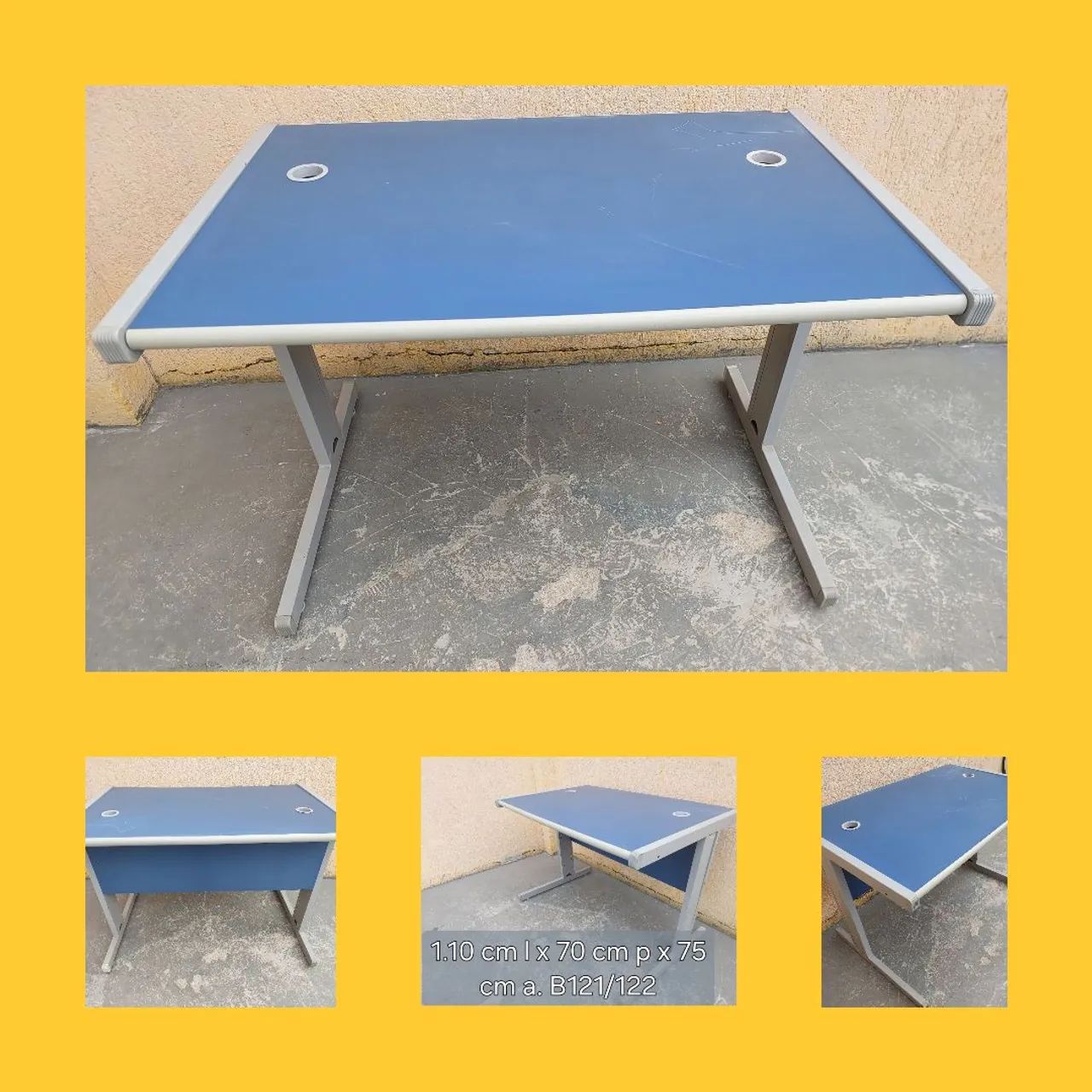 Mesa escritorio 1.10 cm largura 