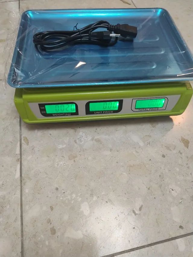 Balança Digital 40 kg verde - Foto 3