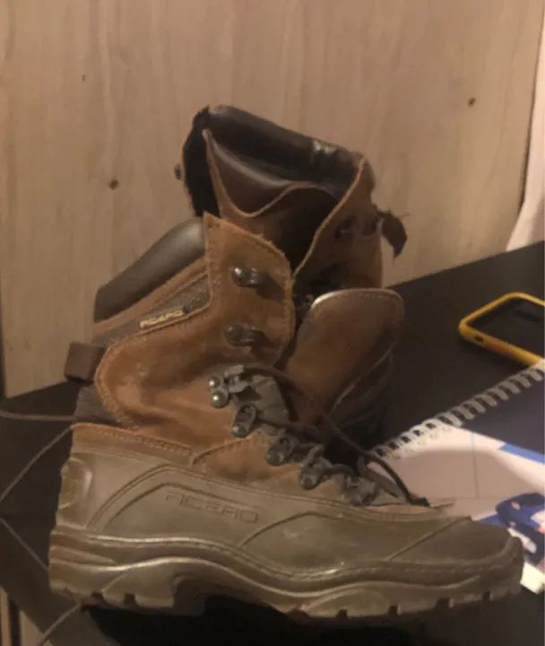 Bota Masculina Marrom de Couro - Foto 2