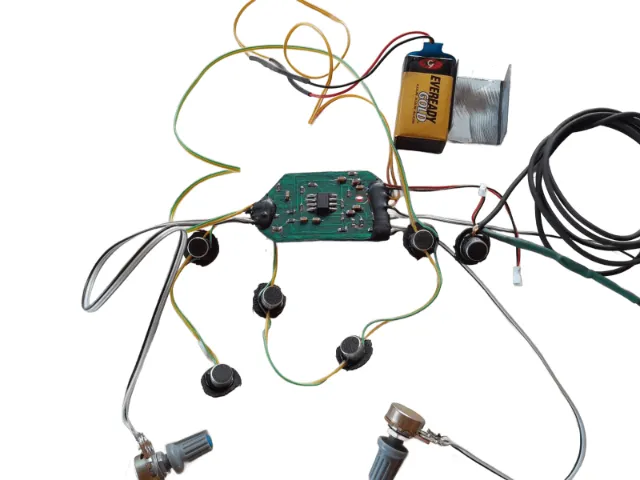 Captação E Eletrificação Para Acordeon Mod Fc42