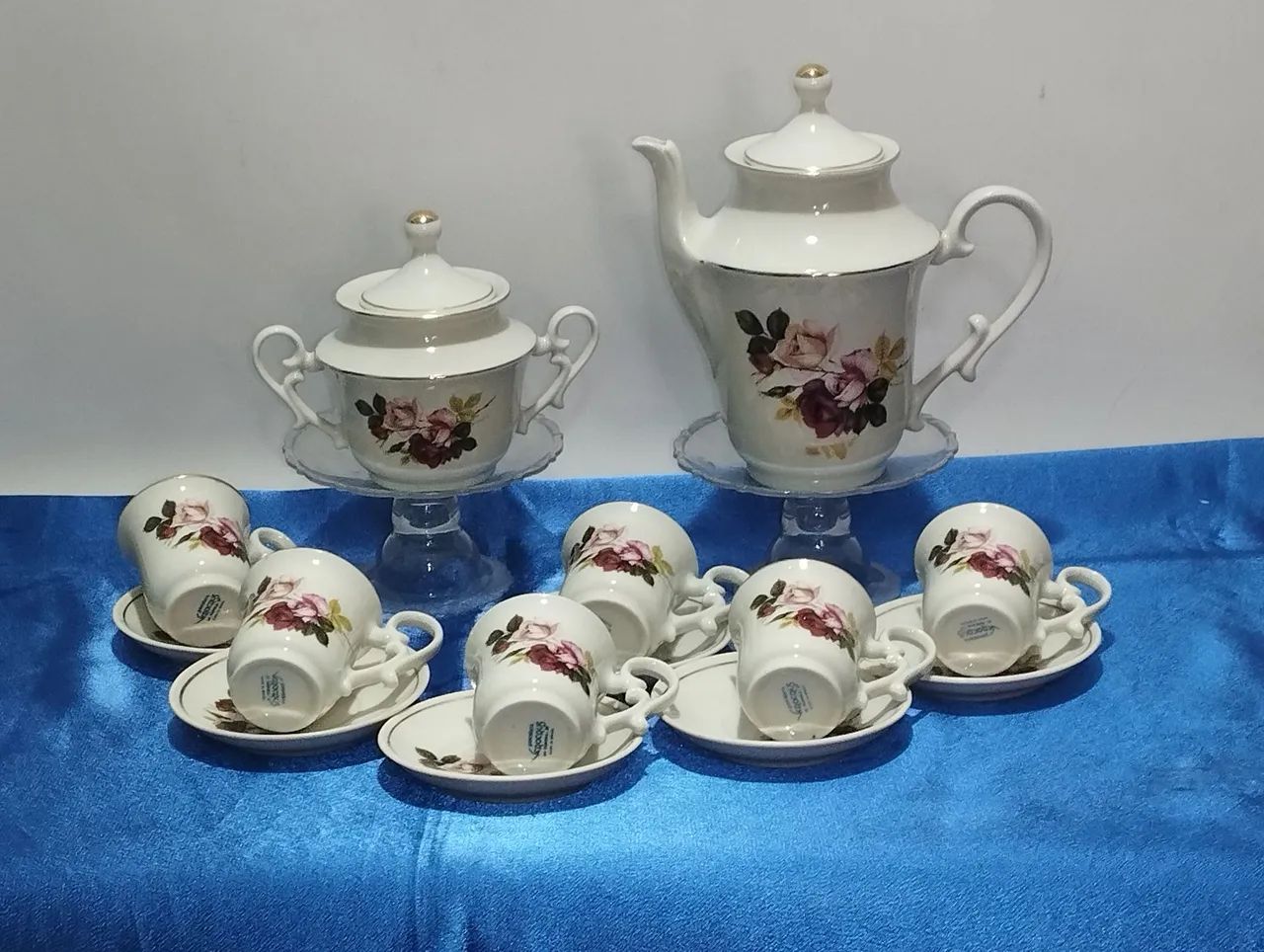 Jogo de café porcelana Vera Cruz 