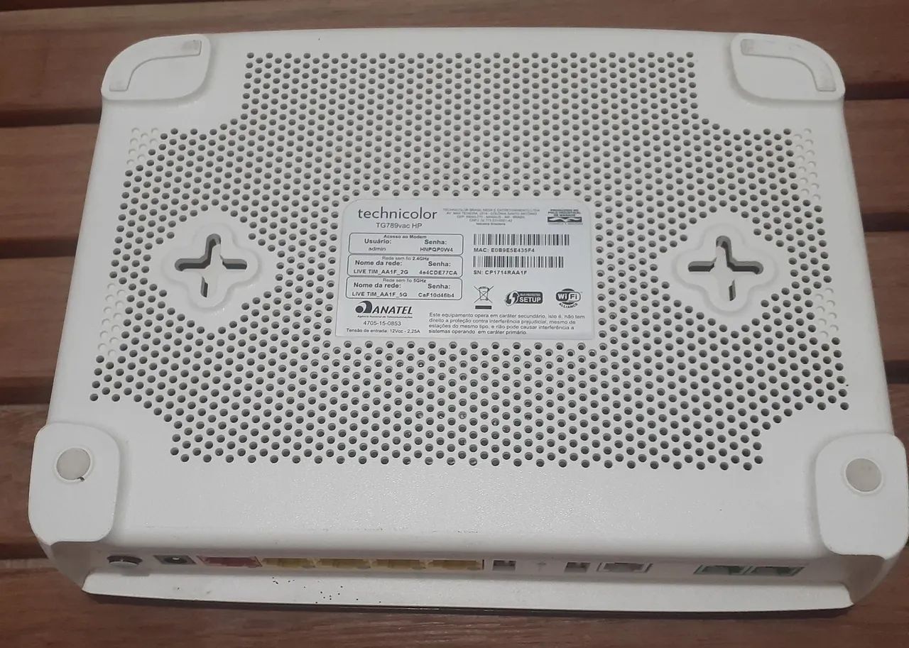 Modem Roteador Technicolor TG789vac HP. - Foto 3