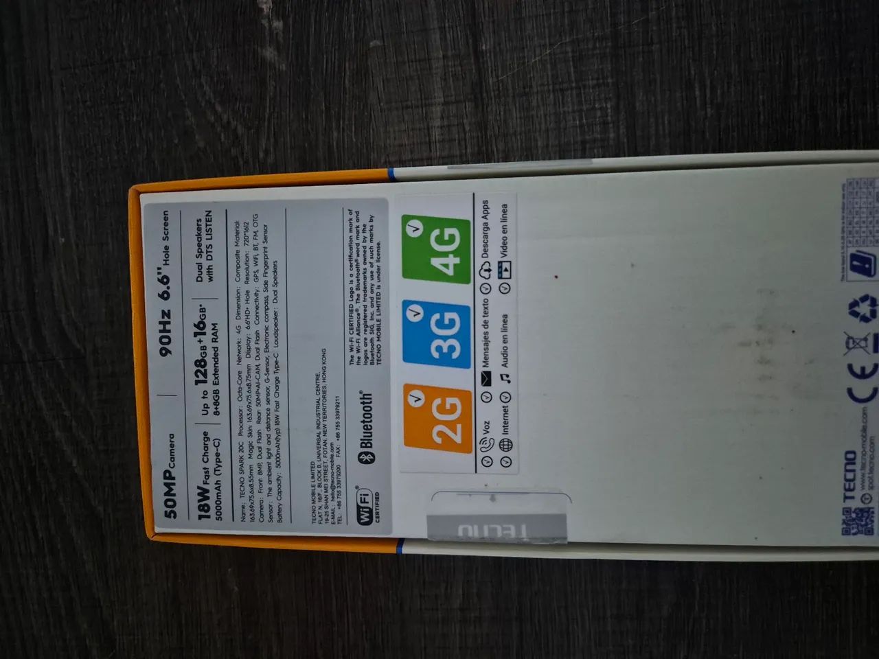 Celular Tecno Spark 20C Branco - 128GB - Perfeito - Foto 3
