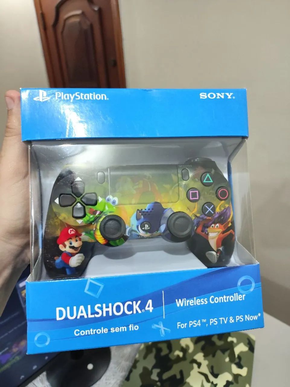 Controle ps4 super Mario Bros Peças e Acessórios de Vídeo Game