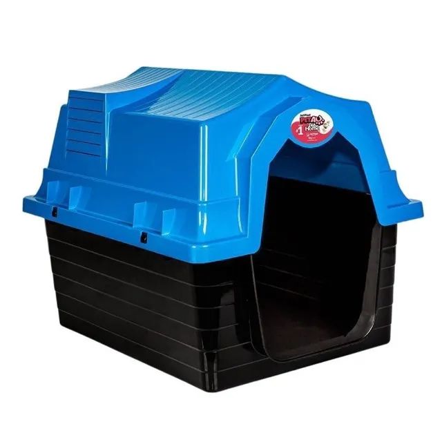 Casinha Para Cães Pet Home N2 Preta, Rosa ou Vermelho Jetplast - Foto 2