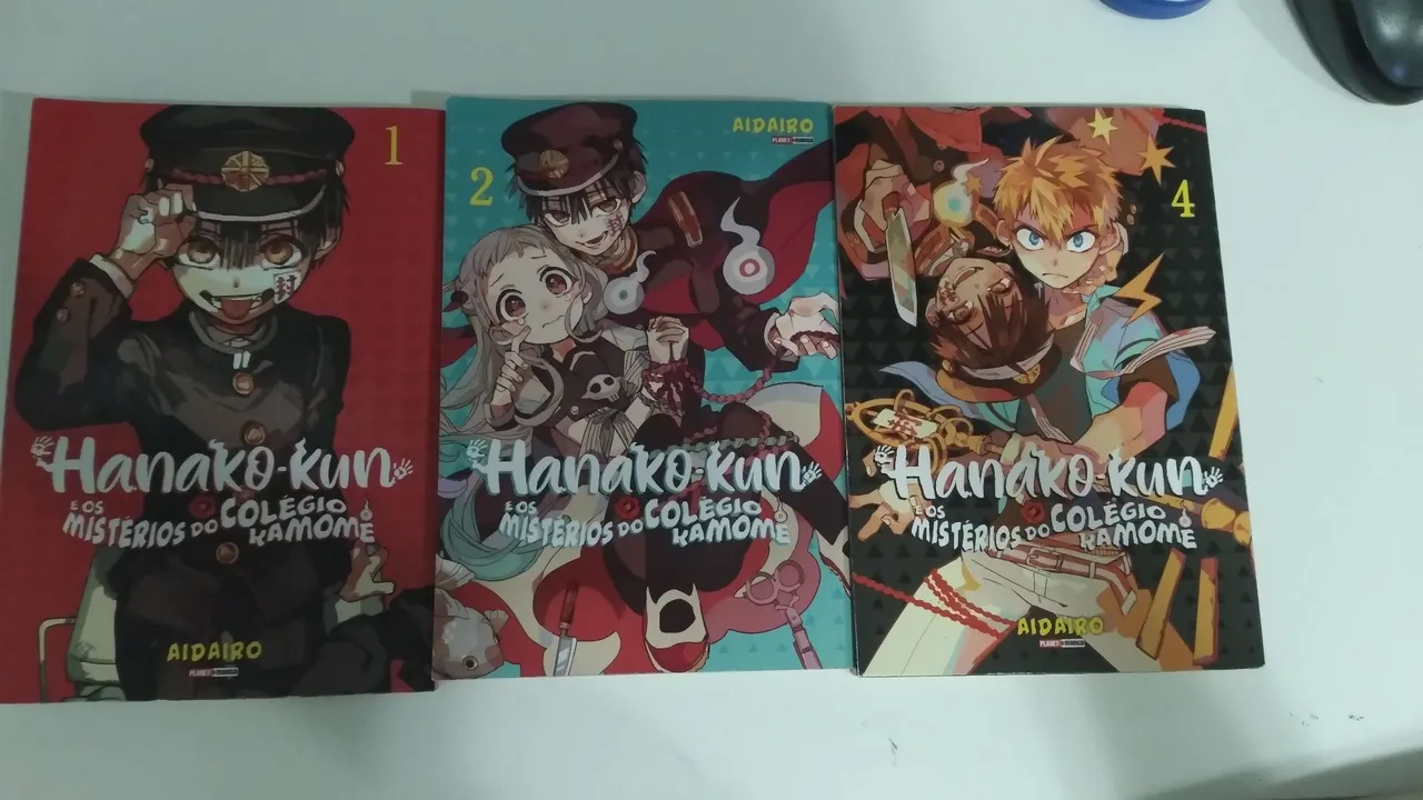 Mangás Hanako-kun - Volumes 1, 2 e 4 - Cada um é o mesmo valor