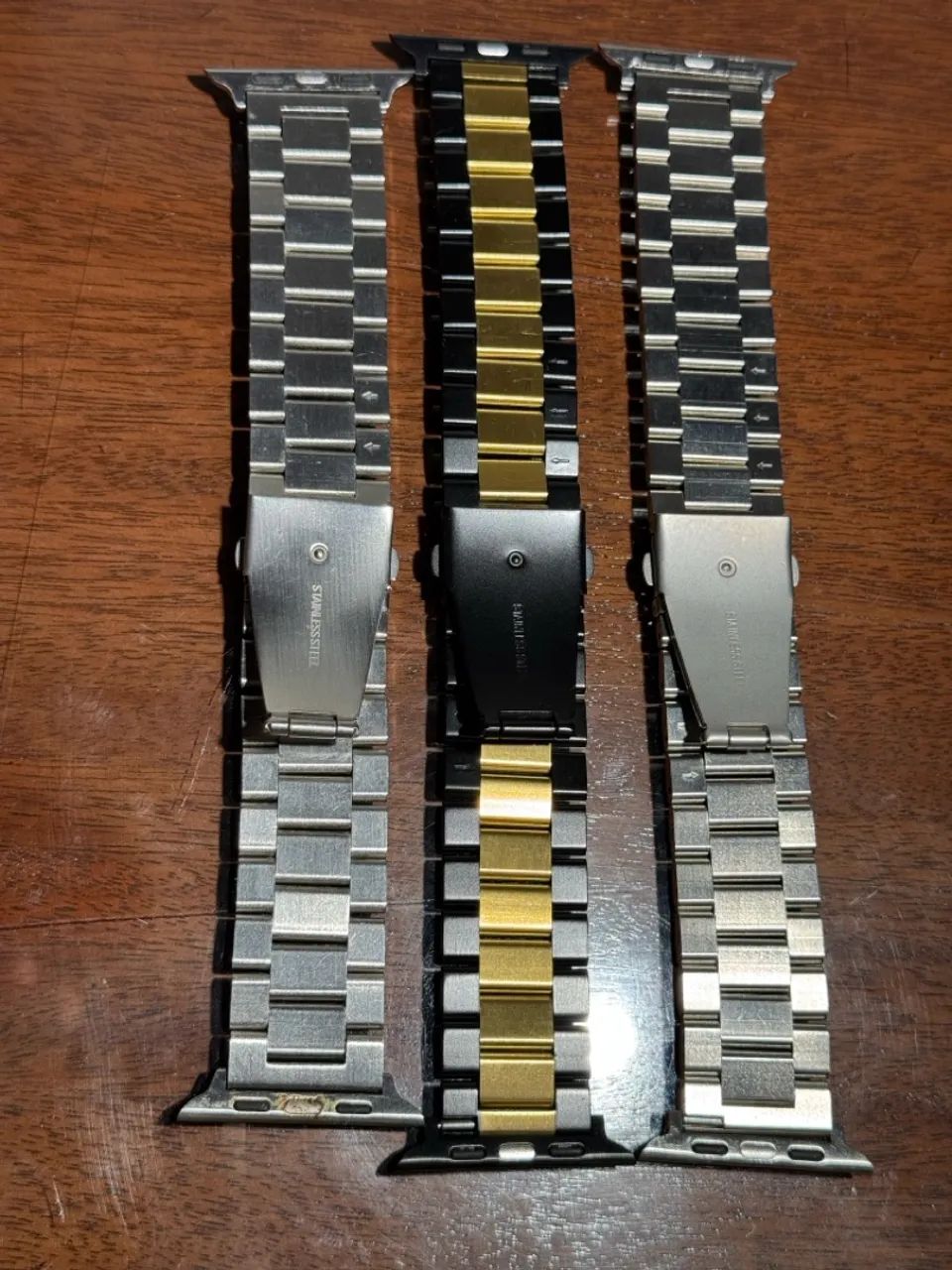 VENDO 3 PULSEIRAS DE AÇO PARA APPLE WATCH  - Foto 5