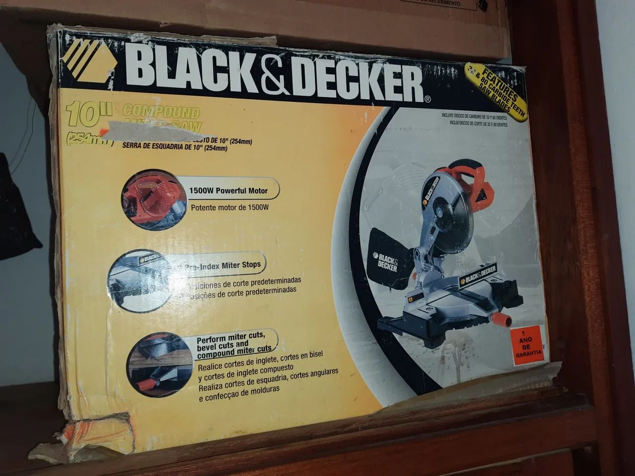 Serra circular de esquadria Black & Decler 220v