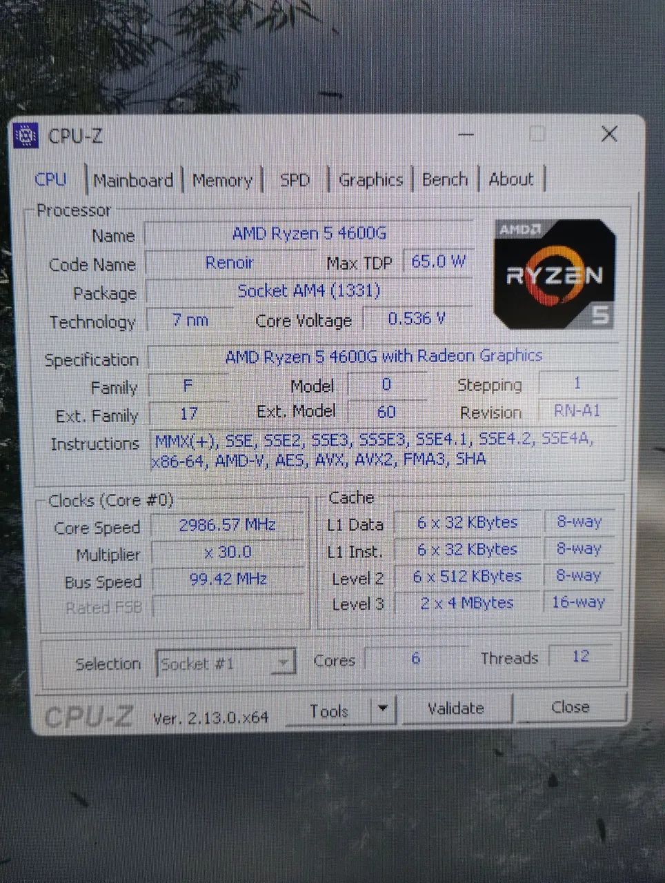 Processador Ryzen 5 4600G + Cooler Box - Foto 2