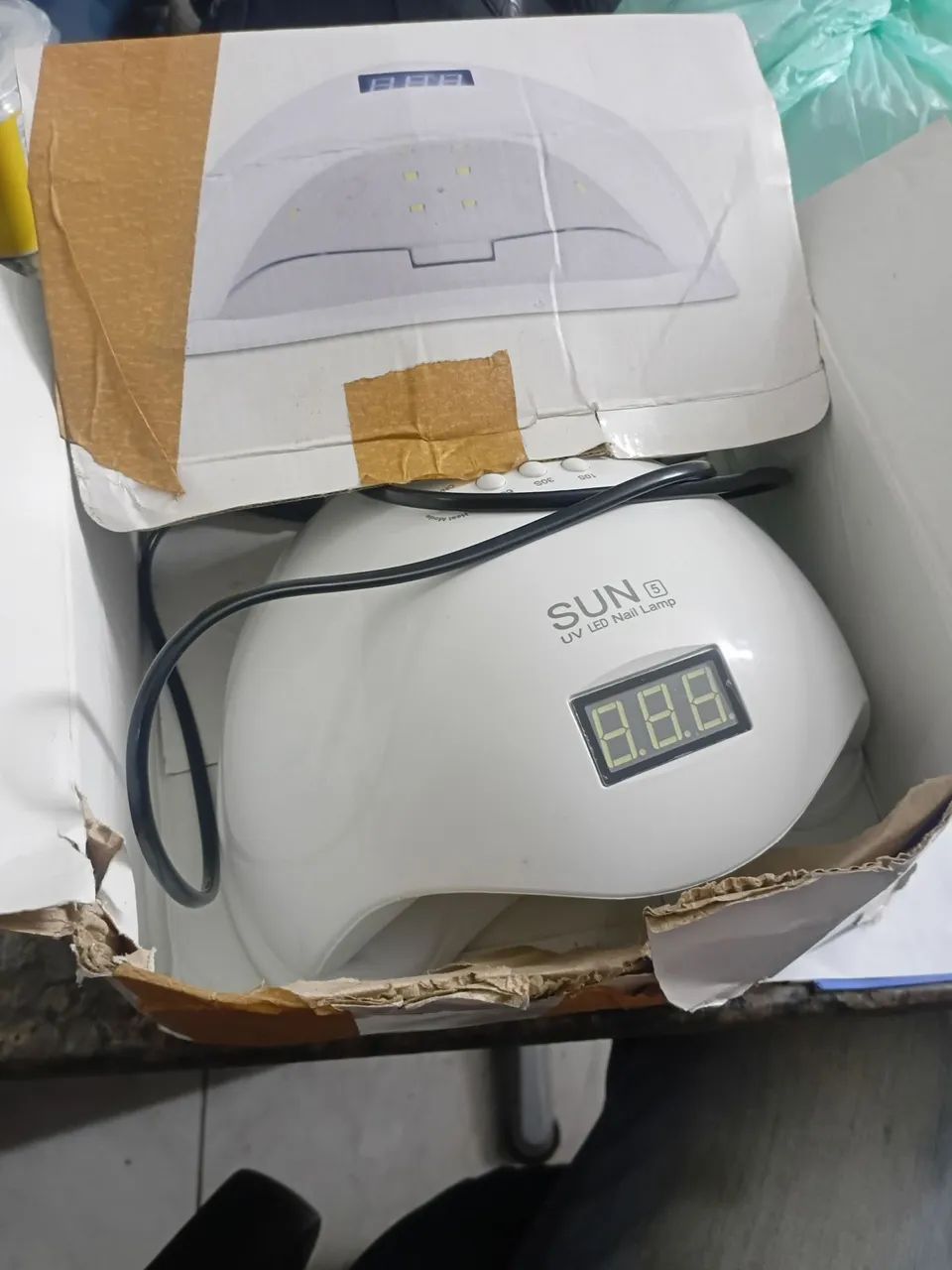 Secadora de unhas led  SUN 5  UV LED NAIL LAMP  48W  TIMER Display Digital  10/30/60 s   - Foto 5