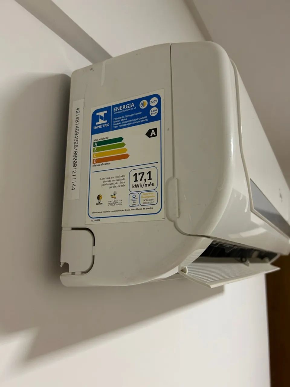 Ar condicionado 9000 Btu quente e frio Midea - Foto 5