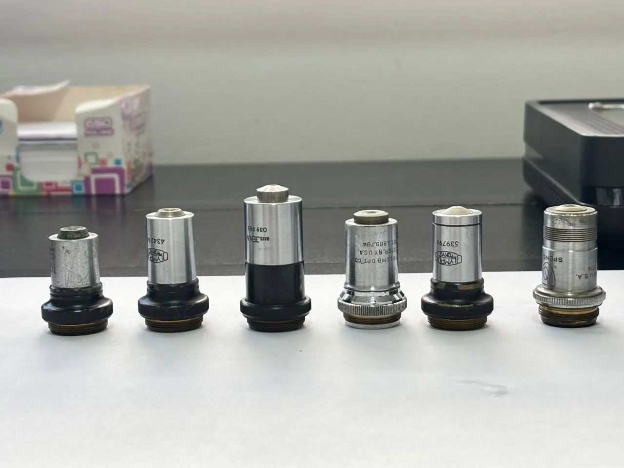 Lentes Objetivas para Microscópio 