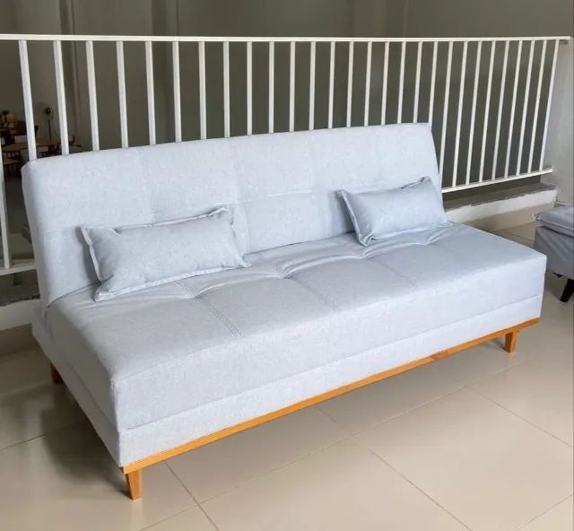 Sofá Cama 1,82 Linho DIVIDIMOS EM ATE 10 X SEM JUROS  - Foto 3