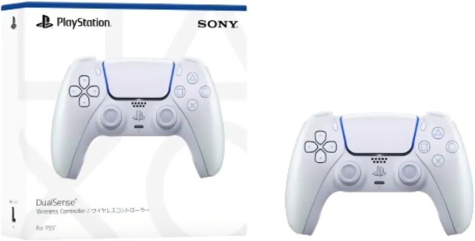 Controle sem fio DualSense - Chroma Pearl - Bluetooth - Compatível com iPad, iPhone64318472354433123