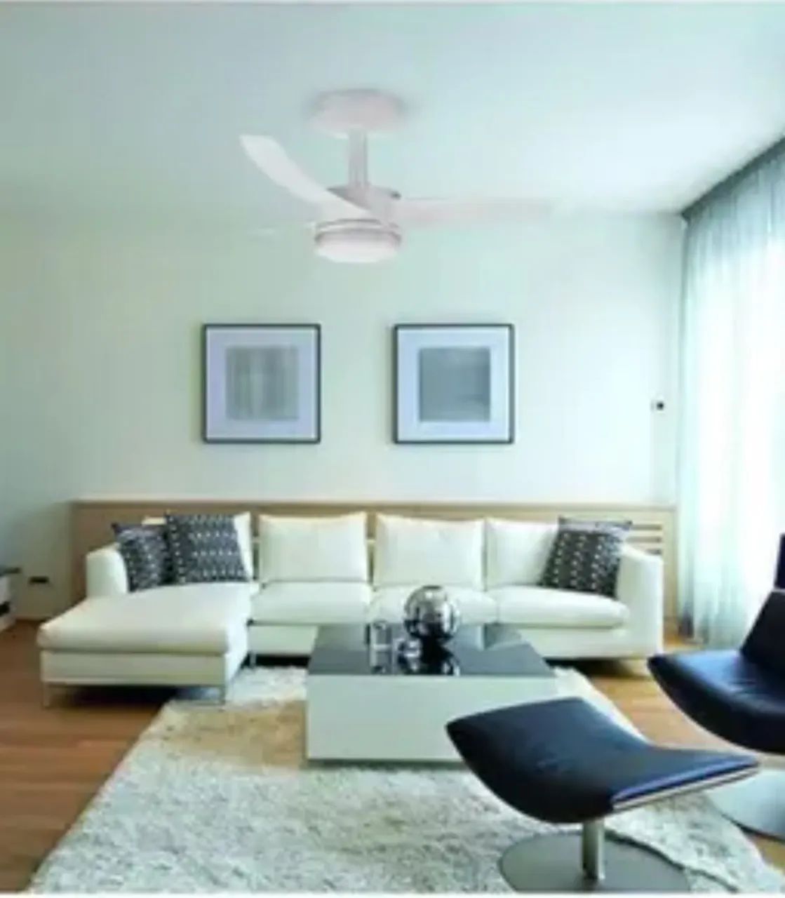 COM DEFEITO - Ventilador de Teto Branco Arno Ultimate 110v. - Foto 3